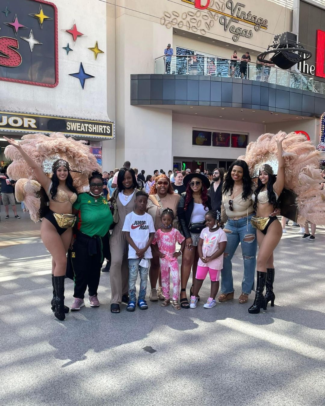 Fremont Street Las Vegas With Family